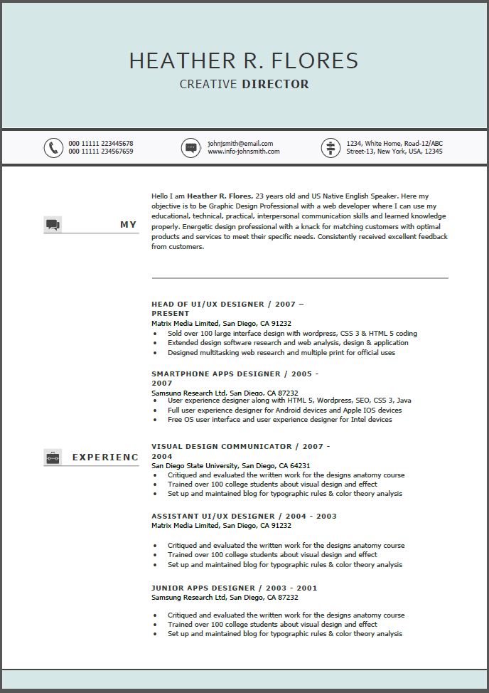 timeless resume template